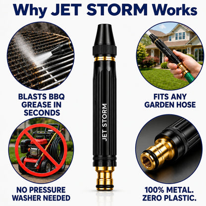 JetStorm™ High-Pressure Spray Nozzle (Pack of 2)
